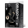 INTOYOU Plug vibrant et rotatif Drago 8 x 3.4cm
